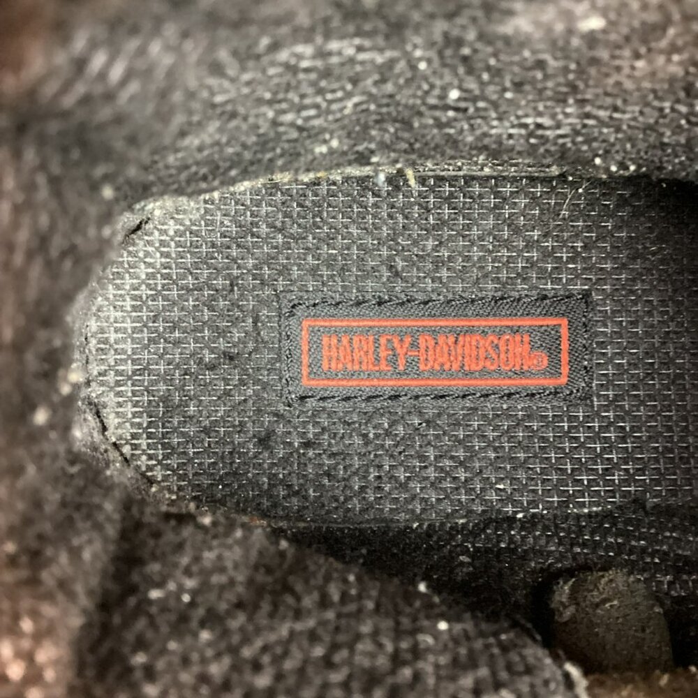 Harley-Davidson Leather Heavy Duty Motorcycle Boots Mens 9.5 Side Zip Black - Picture 14 of 14